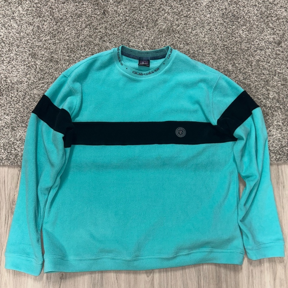 Y2K Vintage Quicksilver Fleece Long Sleeve Mens Large